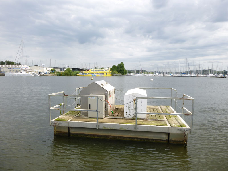 Monitoring chloride levels on the Vilaine river