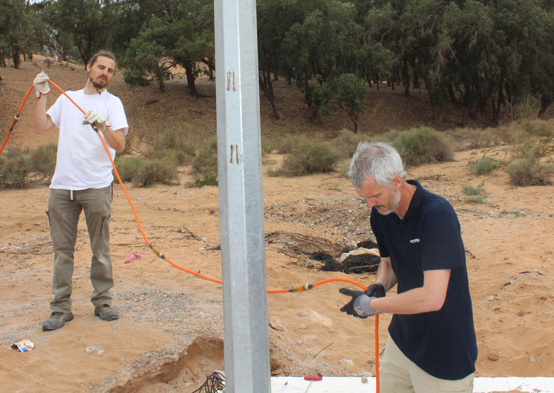 Monitoring and recommendations to prevent saltwater intrusion in Agadir