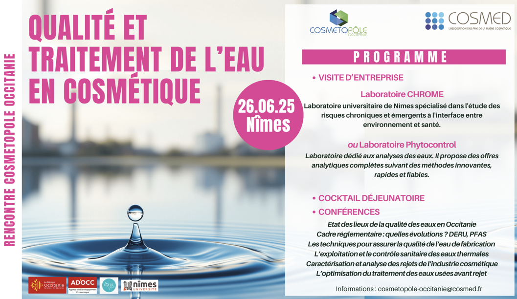 Rencontre Cosmetopôle Occitanie 2025 : ImaGeau et le Water Stress Index